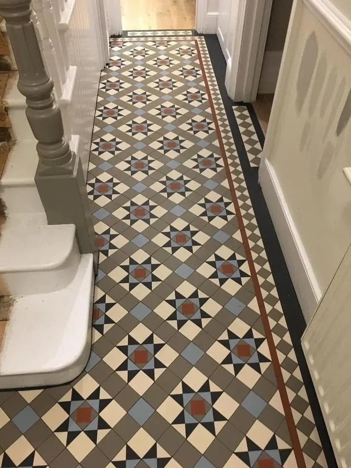 Tilermate floor wall tiling project in London
